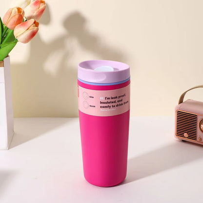 20OzStainless Steel Insulated Portable Water Bottle WithSpill Proof Lid Made of Tritan Material HighQuality DrinkingWater Bottle