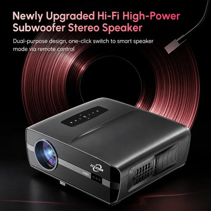 Official Google TV 4K Smart Projector Netflix Certified Native 1080P Dolby Audio WiFi6 Auto Focus HDR Home Theater HDMI BT5.4