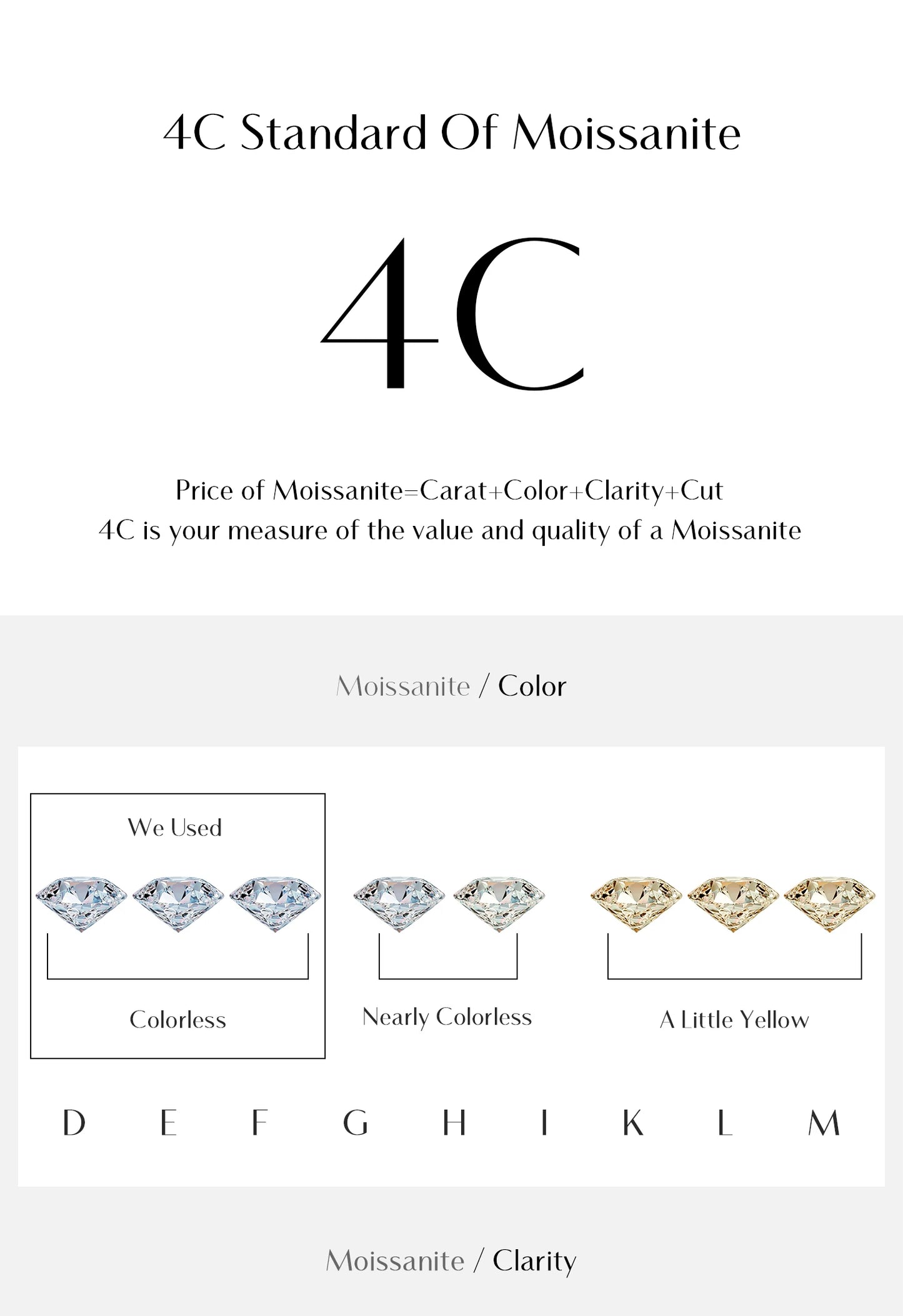 MODIAN 3 Sizes Heart Moissanite Ear Studs 925 Sterling Silver Dazzling Stackable Fashion Stud Earrings For Women Fine Jewelry