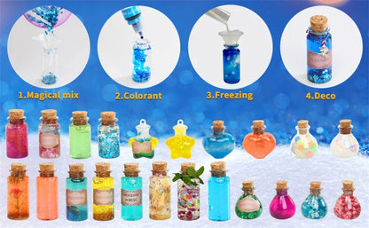 Fairy Magic Potions Kit Kids DIY Witch Glowing Spell Potion DIY Handmade Toys Science Experiments Kids Craft Kit Educational Toy