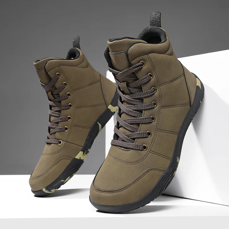 VENOCON Adult Barefoot Combat Sneakers Winter Man Men's Wide Toe Nose Walking Hiking Trail Boots Shoes Footwear For Women