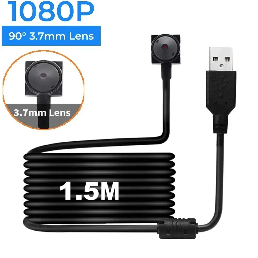 HD Portability USB Computer Camera Webcam Mini Peripheral Camera Lens Camera Full Webcam PC CCTV Outdoor Camcorder Security Vide