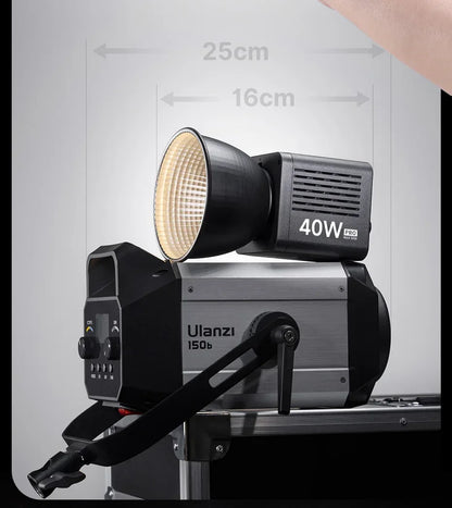 Ulanzi L023 40W Pro Portable LED Video Light Bi-Color COB Photographic Studio Light 2500K-6500K 3400mAh for Video Live-streaming