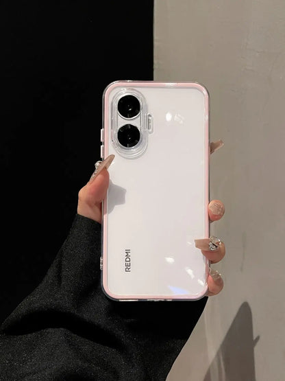 For POCO F7 Case Simple High-value Silicone Drop-proof PC Cover For Redmi turbo4 pro 5G Shockproof Bumper Fudna