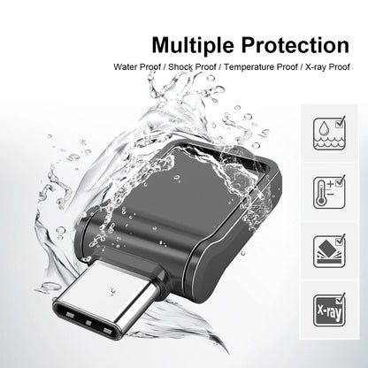 2 In1 Mini OTG Type C Pen Drive Usb2.0 Memory Stick 16GB 32GB 8GB Usb Flash Card 128GB 256GB 512GB Type-C Pendrive