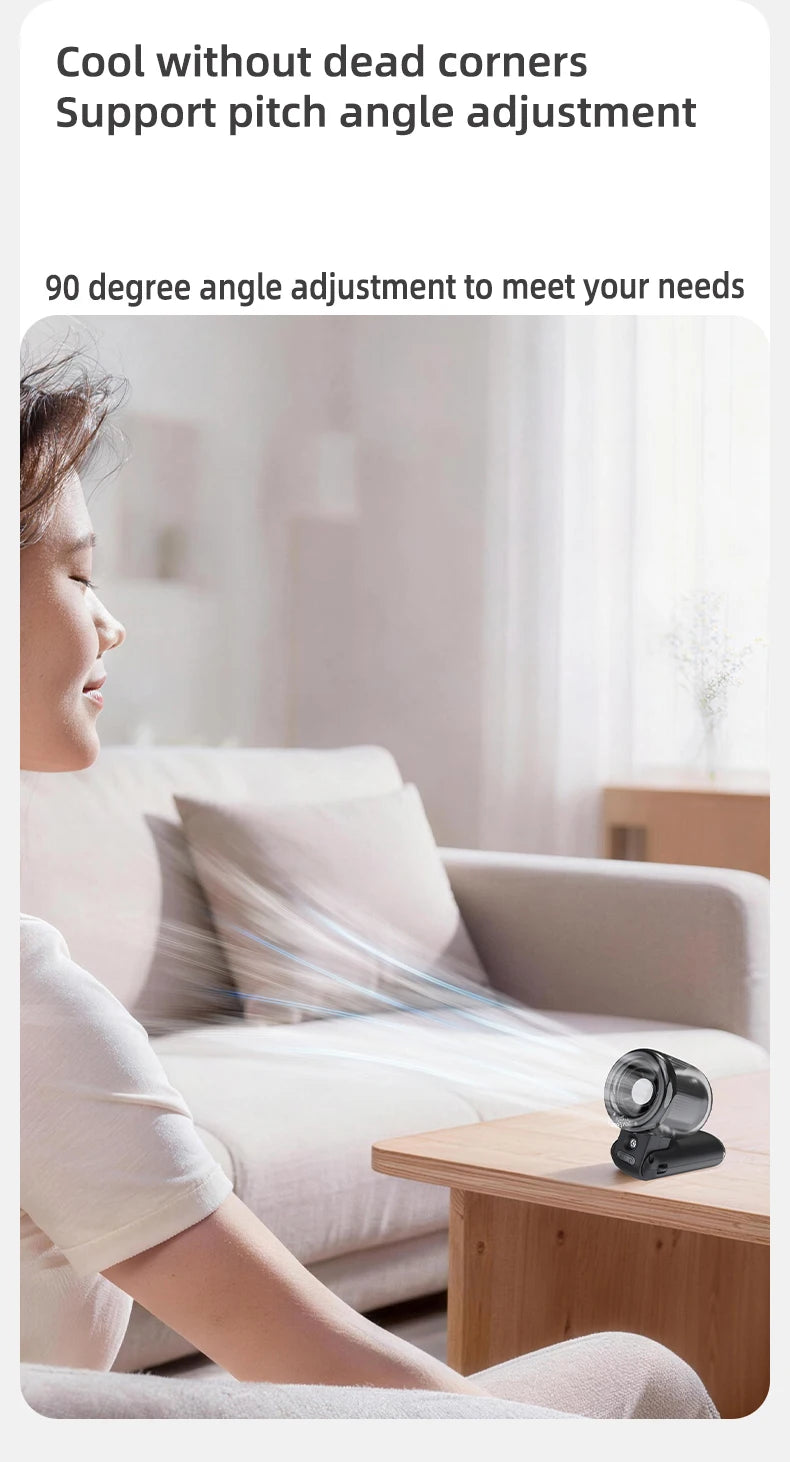 Portable Mini Fan Water Mist Spray Fan 3600mAh 5 Speeds Handheld Foldable Neck Hanging Small Fans Humidifier USB Rechargeable