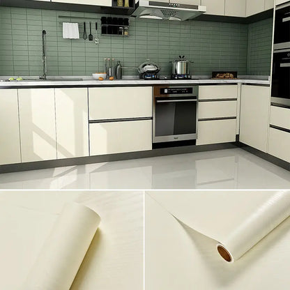 PVC Waterproof Self Adhesive Wallpaper Wall in Rolls Furniture Cabinets Vinyl Decorative Film Wood Grain Stickers For Home Decor