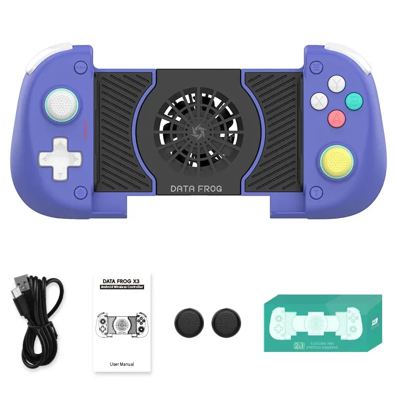 DATA FROG X3 Wireless Controller for Android Game Controller for Samsung Galaxy for PUBG Mobile