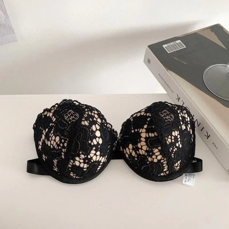 Strapless Lace Bras for Women Sexy Lingerie Backless Invisible Wireless Bralette 1/2 Cup Push Up Underwear Girls Backless Bras