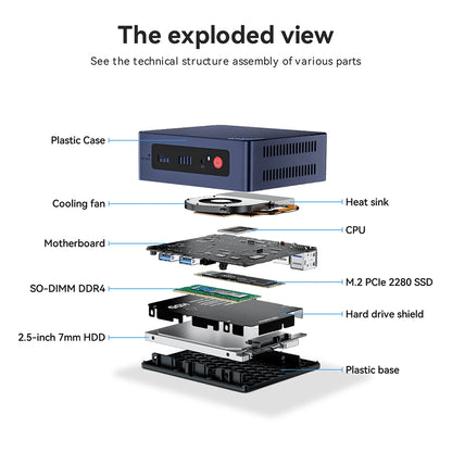Beelink Mini S13 Intel Twin Lake N150 S12 Pro N100 16G 500G Windows 11 Mini S 11th N5095 DDR4 8GB 128GB Desktop Computer N95