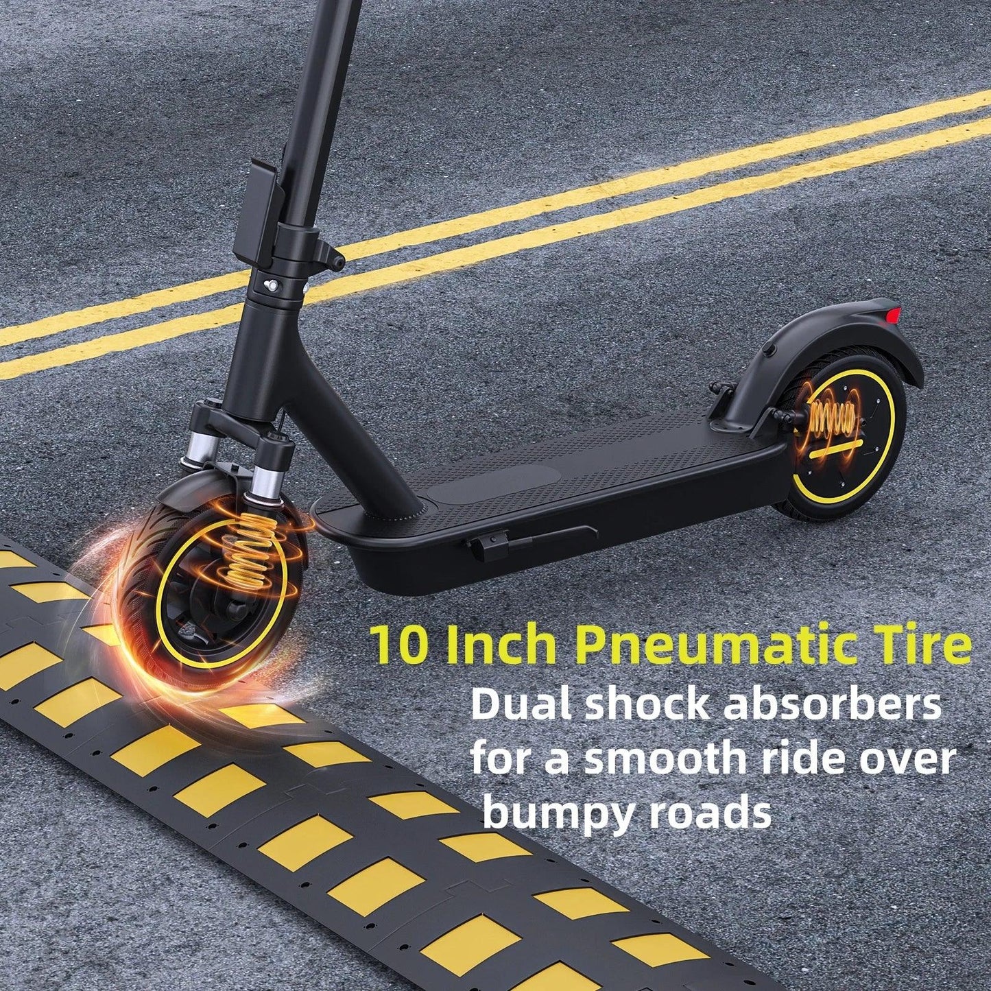 ATSANT Adult Electric Scooter 31/35km/h 500W/1000W 35KM/50KM Long Range 8.5/10Inch Tyre 10.5/14.5Ah Large Battery Kick Scooter