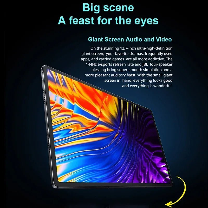 Global ROM Lenovo Xiaoxin Pad Pro 2025 12.7 inch Tablet Original  Dimensity 8300 144Hz 2.9K Display Android 14 10200mAh Pad PC