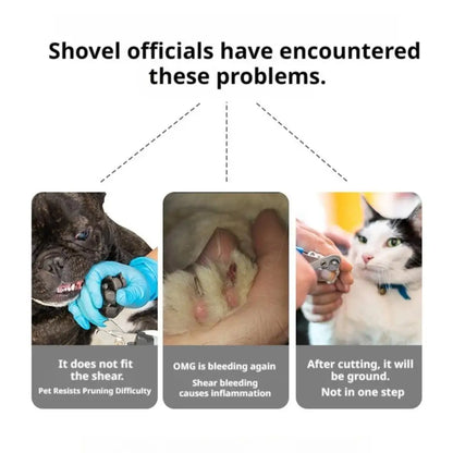 Dog Nail Grinders Painless USB Charging Rechargeable Pet Nail Clippers Quiet Electric Dog Cat Paws Nail Grooming Trimmer Tools
