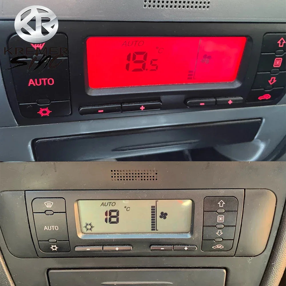 LCD Display for Seat Leon  Seat Toledo  ACC Unit Display Climate Control Monitor Pixel Repair