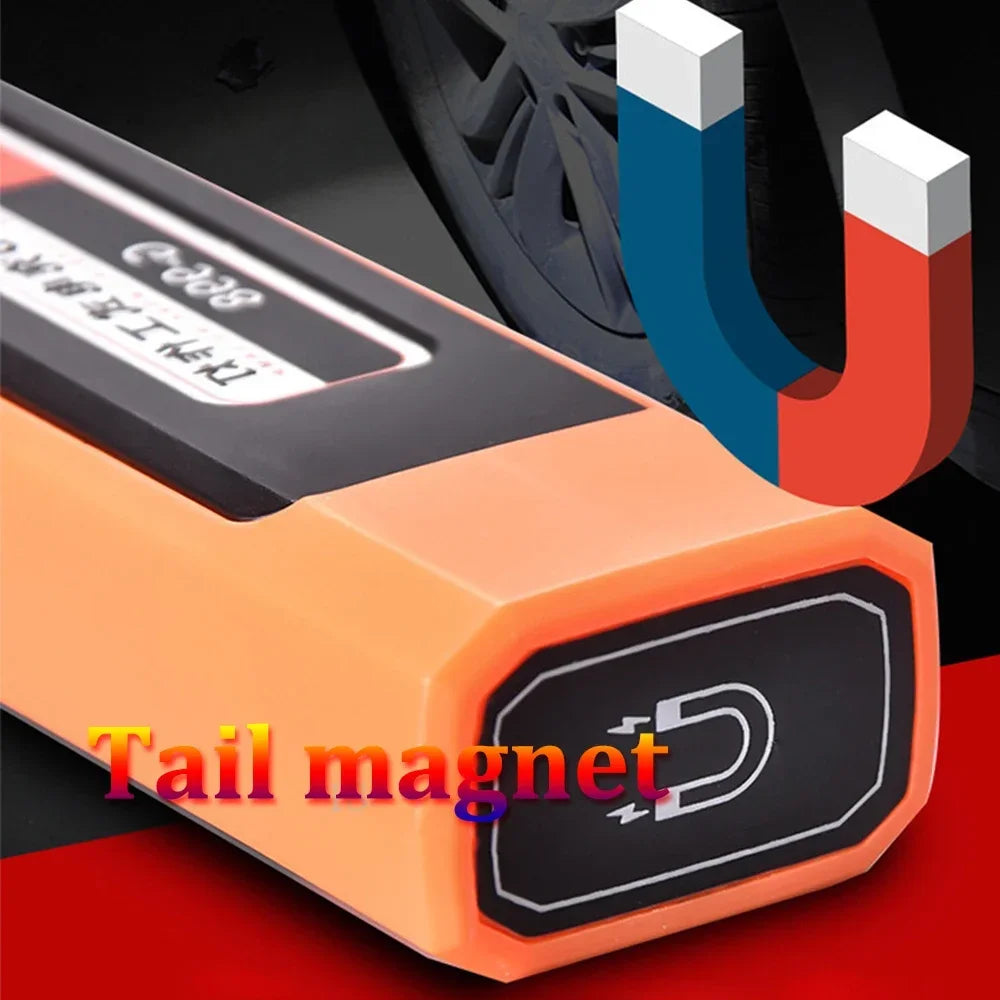 LED work light with magnet lighting maintenance flashlight Car Garage Lamp Mechanic charging COB car maintenance light with hook