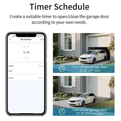 Tuya WiFi Zigbee Garage Door Opener Controller Smart Gate Opener Module Smart Life APP Alexa Google Home Alice Voice Control