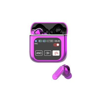 SE60 High quality Touch Screen ANC Wireless Earphones TWS Noise Cancelling Earbud Bluetooth 5.3 Long Battery life HiFi Headphone