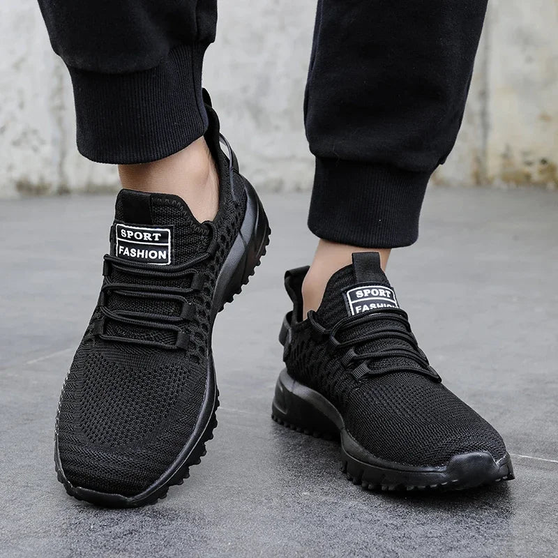 Mesh Shoes Men's Breathable 2025 Summer Mesh Thin Single Men's Full Mesh Men's Trendy Fashionable Casual Running Sports Shoes