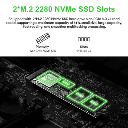 Topton 2x2.5G LAN Gaming Mini PC AMD Ryzen AI 9 H 465 HX 370 ES AI 7 ES OCuLink Desktop Computer Windows 11 WiFi6E For Open Claw