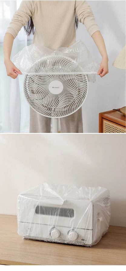 3636 Disposable Dust Cover Household Appliances Extra Large Thickened Fan Rice Cooker Microwave Oven Universal Transparent Cover