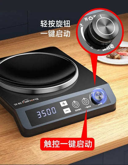New 5000W concave induction cooker multifunctional energy-saving kitchen stove integrated pot cocina electrica