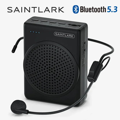 SAINTLARK S22 Bluetooth Voice Amplifier Portable For Teaching Lecture Tour Guide Promotion U-Disk Megaphone Microphone Speaker