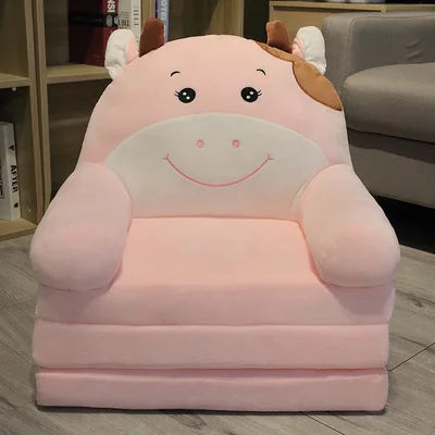 Sofas Children Sofa Cute Cartoon Lazy Folding Small Sofa Bed Girl Princess Baby Toddler Dual-purpose Child Seat All sofas