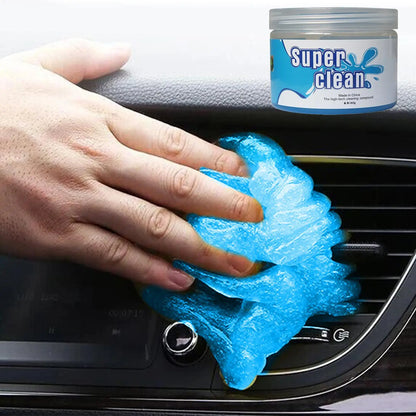 Car Dust Cleaning Gel - Soft Rubber Cleaning Mud for Air Vent Outlet Dashboard Door Window Gaps Keyboard Absorb odors