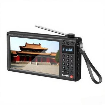 SANSUI F70 new 7-inch high-definition video player with dual card slots one click music selection and ultra long battery life