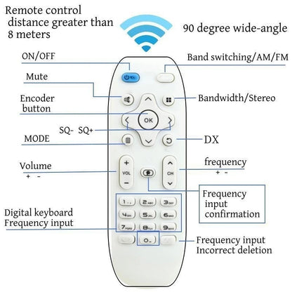 1Set Latest TEF6686 FM SW/MW/LW Full Band Radio RDS + Battery Speaker Charger Antenna FM AM Radio FM AM Radio