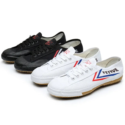 New Men's Canvas Shoes, Men's and Women's Kung Fu Martial Arts Shoes, Men's Training Sports Shoes, Lace Up Soft Soled Shoes