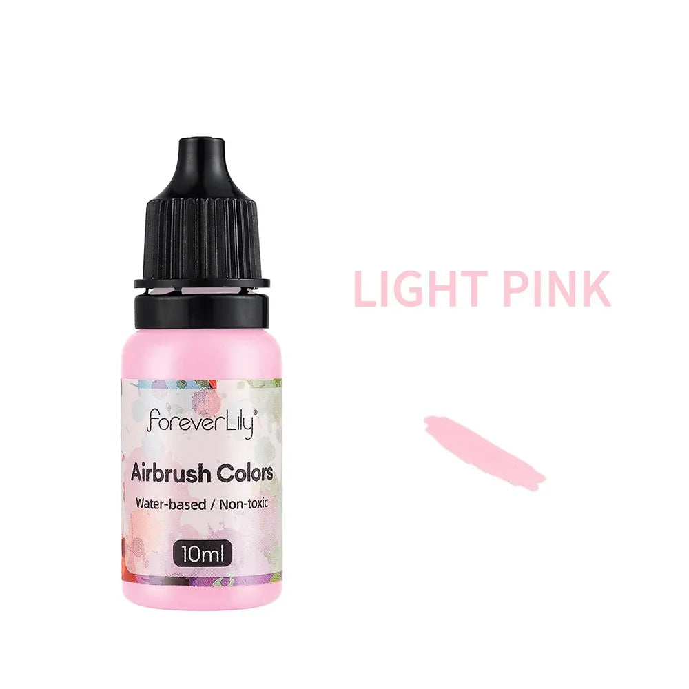 12pcs Nail Polish Paint Airbrush Nail Ink Use For Airbrush Spray Gun Color Painting Stencil Making Hollow Pattern Nail Art Tools
