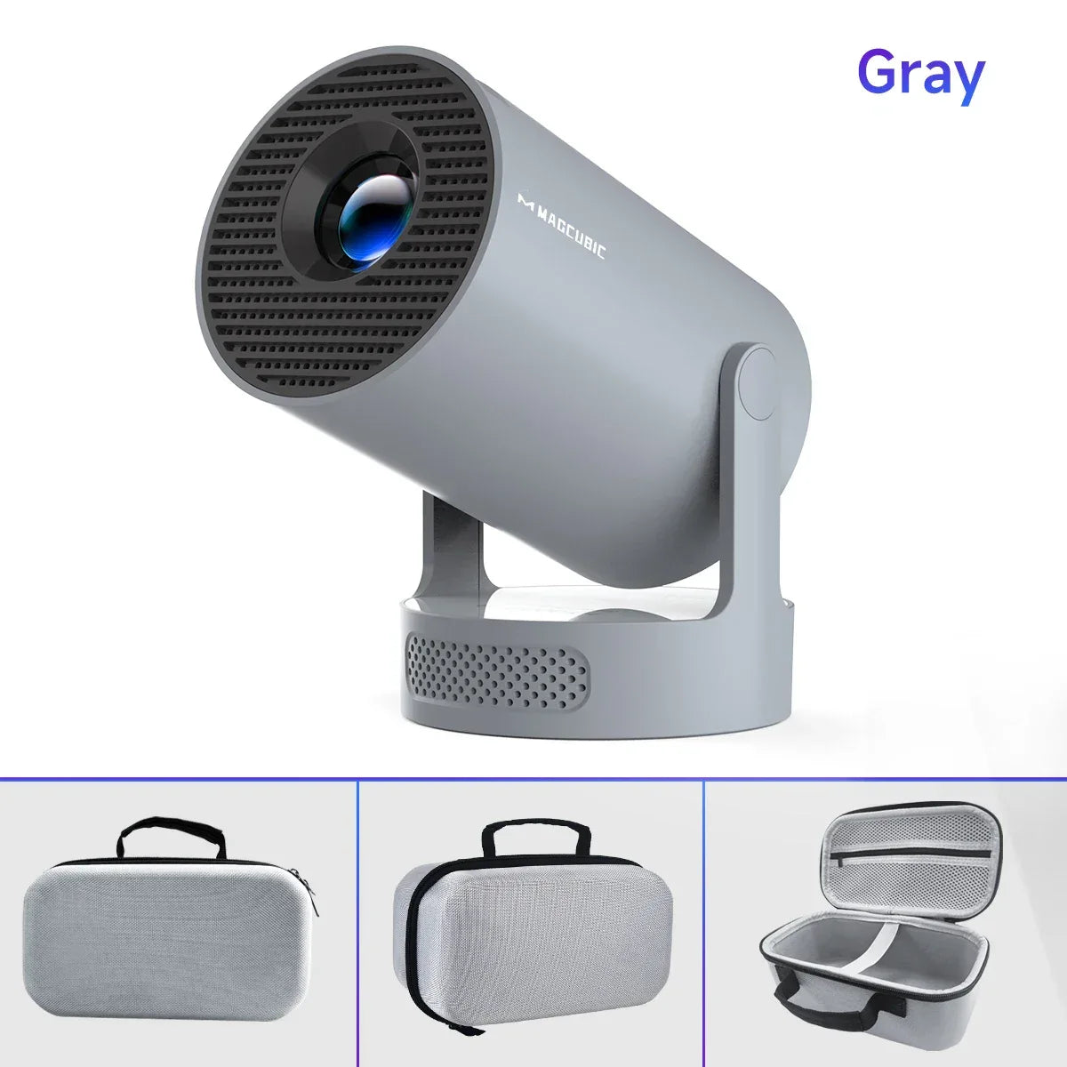 Magcubic HY300 Pro+ Android14 Projector 8000 Lumens 720P Outdoor Portable Movie Home with 5W Speaker WiFi6 BT5.4 Upgrated HY300