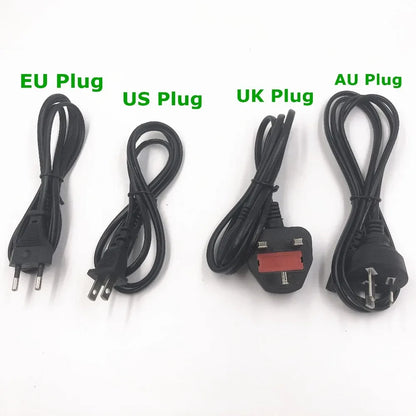 58.8V 2A Charger with GX16-3 Pin DC5.5 XLR Plug, Power Adapter for 52V Li-ion Battery Input 100-240V
