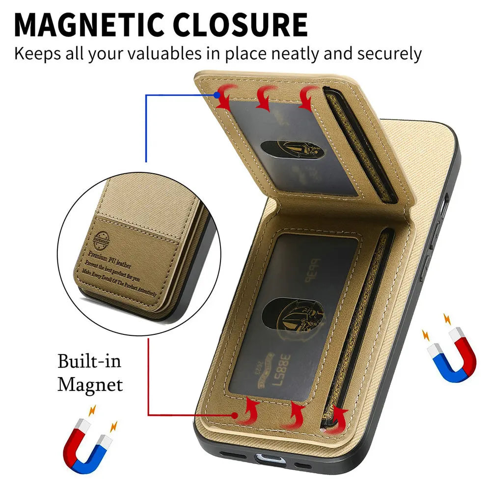 RFID Leather Luxury Case for Huawei Pura 70 Pro Plus 5G Card Cover Flip Back Shell Huawei Pura 70 Ultra Pura70 Pro+ Phone Cover