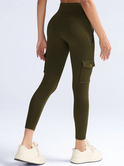 1/3 PCS Washed Print Work Pocket Women Leggings Elastic Butt Lifting Fitness Tights 2025 New Athletic Pants Fashion Streetwear