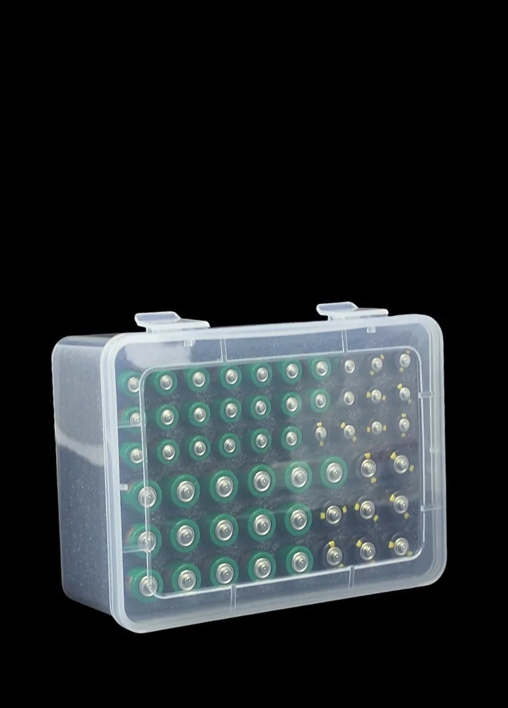 Battery Storage Organizer Holder Holds 54 AA AAA Batteries Battery Box Case Garage Container Home Drawer Organization Dispenser