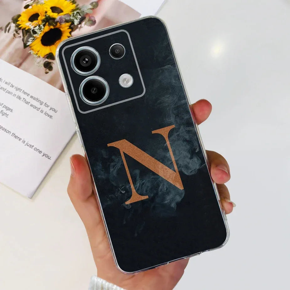 For Xiaomi Poco X6 Pro Case New Letters Cover Clear Silicone Phone Case For Xiaomi Poco X6 PocoX6 Pro 5G Soft Cover Fundas Coque