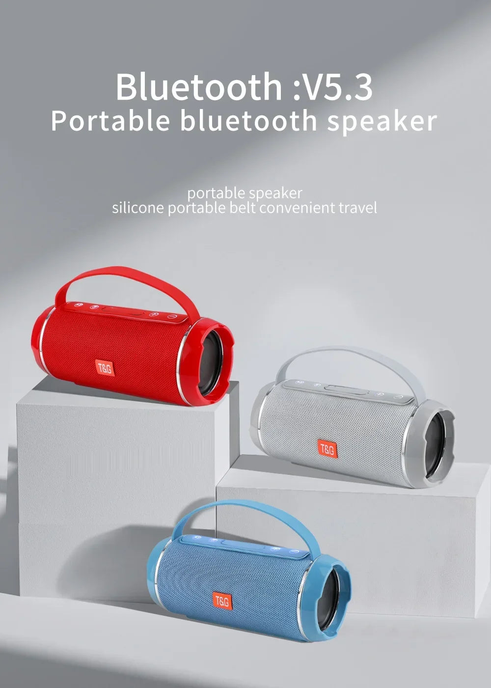 TG116c Bluetooth Speaker TWS Wireless Powerful Box Portable Outdoor Speakers Waterproof Subwoofer 3D Stereo Sound HandsFree Call
