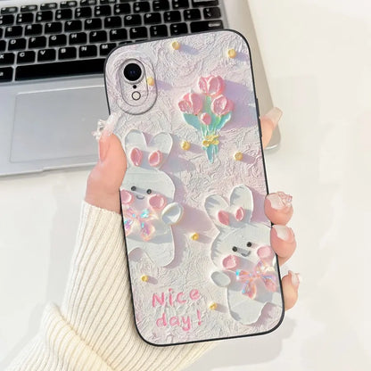 For iPhone X XR XS SE 2020 Case iPhoneX Liquid Soft Silicone Case For iPhone x s XR Back Cover For iphone se 2020 Phone Bumper