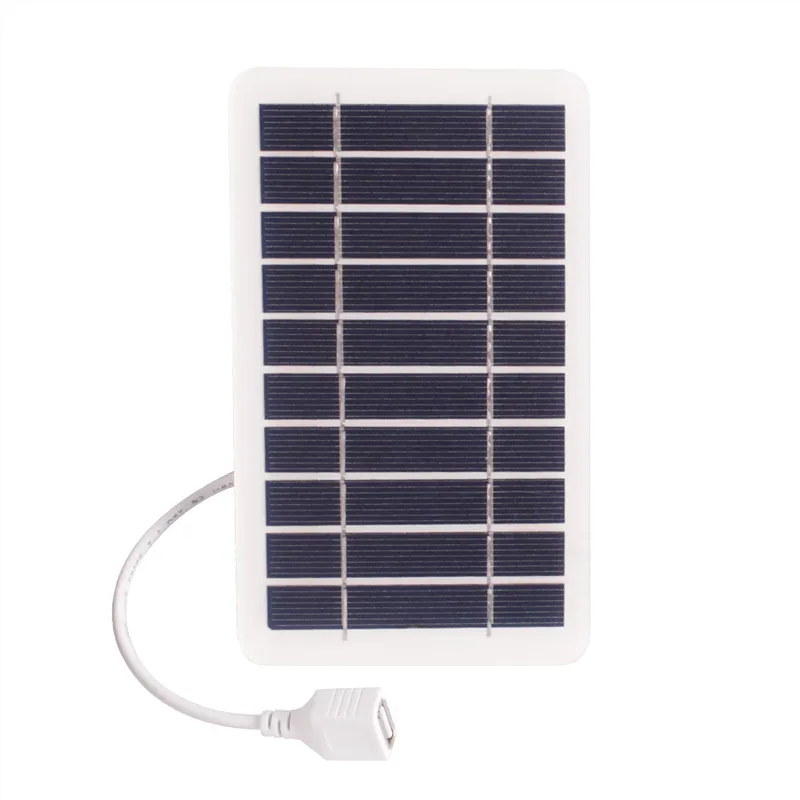 Portable USB Safe Stable Charger Solar Panel Charger, Compatible with Phones, Fans, Flashlights for Outdoor Travel Camping