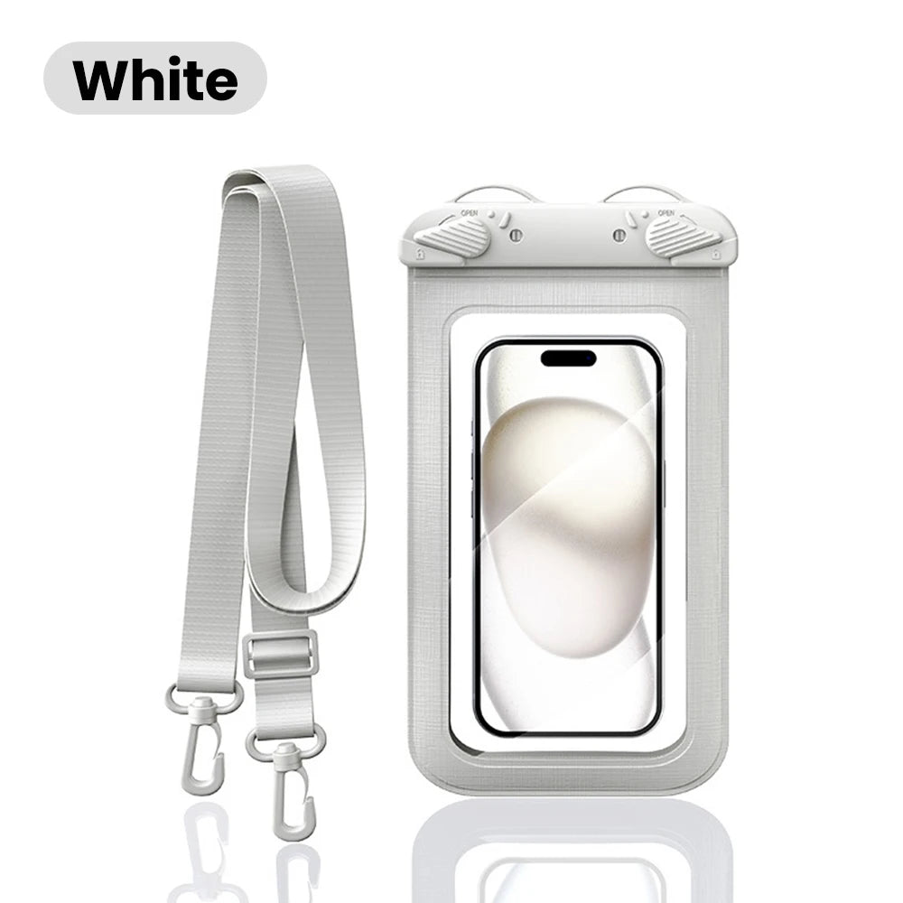 IPX8 Waterproof Phone Pouch 7.5" Universal Dry Bag Underwater Touch Screen Phone Casefor Swimming Rafting Beach