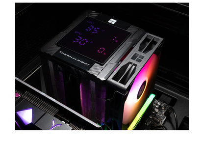 Thermalright PA 120 Digital Chassis Air Cooling Radiator，6 heat pipe/CPU/CPU simultaneous monitoring/Supports LGA1851/1700/AM5