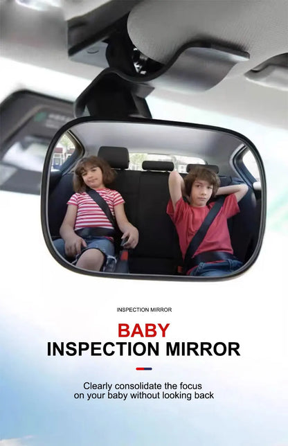 SEAMETAL Car Interior Baby Mirrors 120-Degree Wide Angle Rear View Mirror for Baby Children Safe Adjustable Car Observing Mirror