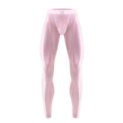Men's Clothings Gym Pants Bulge Pouch Seamless Stretchy Tights Sweatpants Silky Yoga Pants Fitness Leggings Sports Cycling Pants