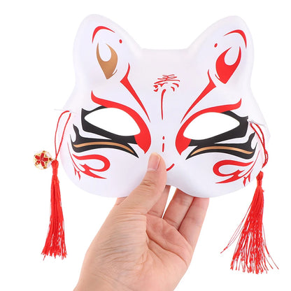 1Pc Anime Fox Masks PVC Half Face Cat Mask Masquerade Festival Party Cosplay Props