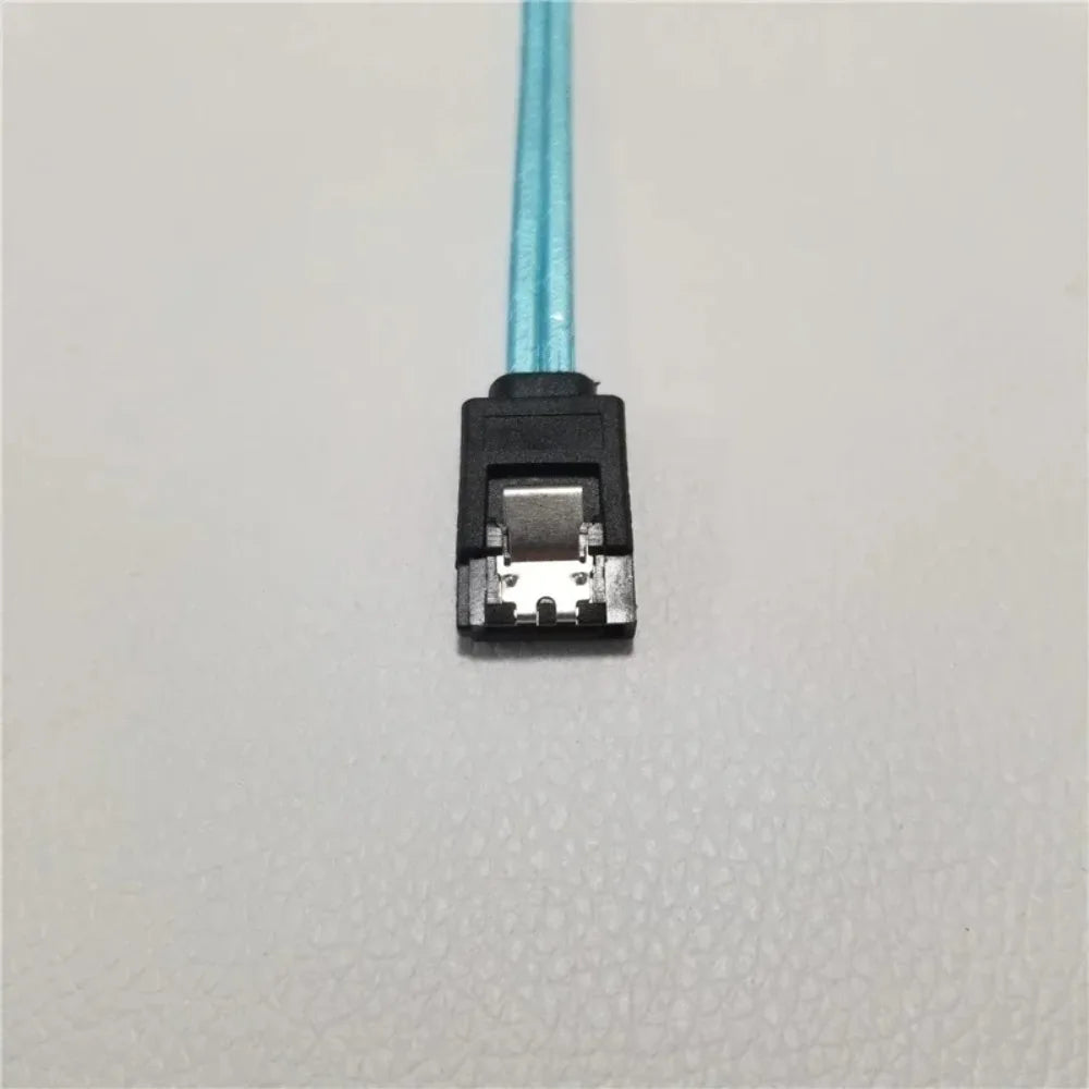 Ultra Short 20cm 7pin SATA 3.0 Female to  F/F HDD Hard Drive Data Cable Dual Channel Shielding Blue 6Gbps