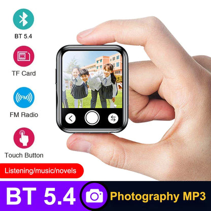 16-128GB Bluetooth 5.4 MP3 MP4 Player With Camera 2 Inch Touch Screen MP3 With 720P Camera/Speaker Video Recorder FM radio
