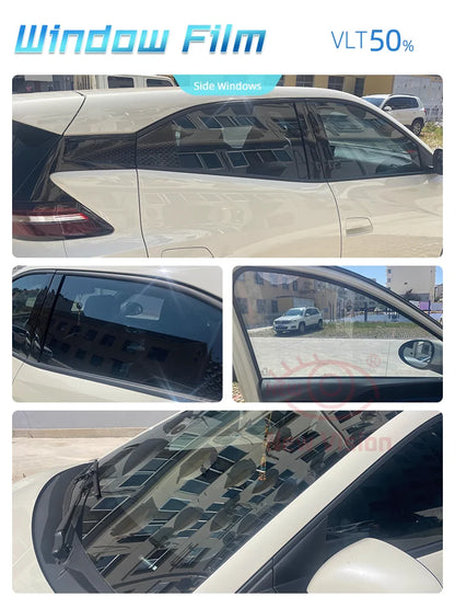 1mX3m High Rejection HIR100%% Nano Ceramic Car Window Tint Film Auto Glass Decorative Sun Control Film