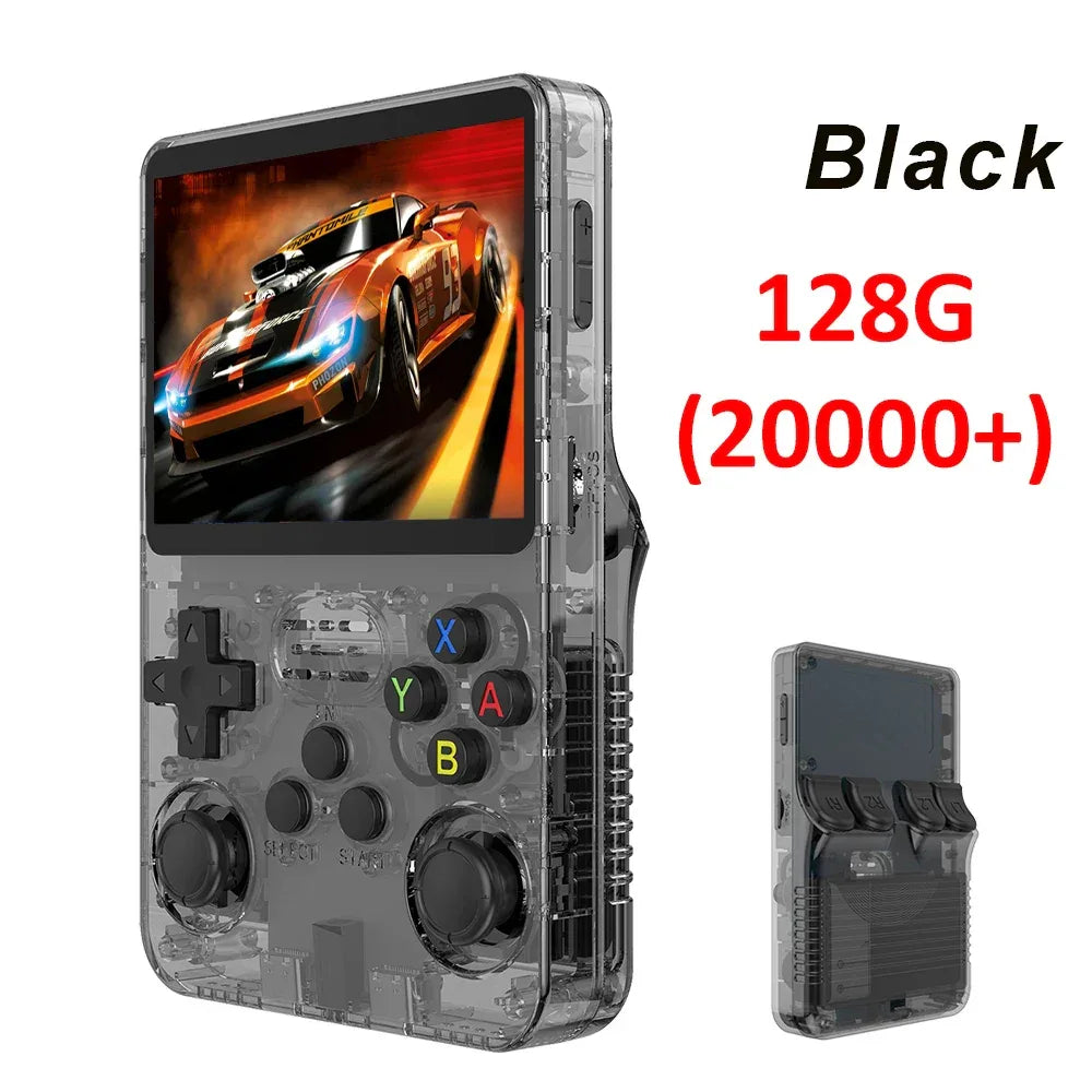 R36S Retro Handheld Video Game Console Linux System 3.5 Inch IPS Screen R35s Pro Portable Pocket Video Player Games 64G/128G